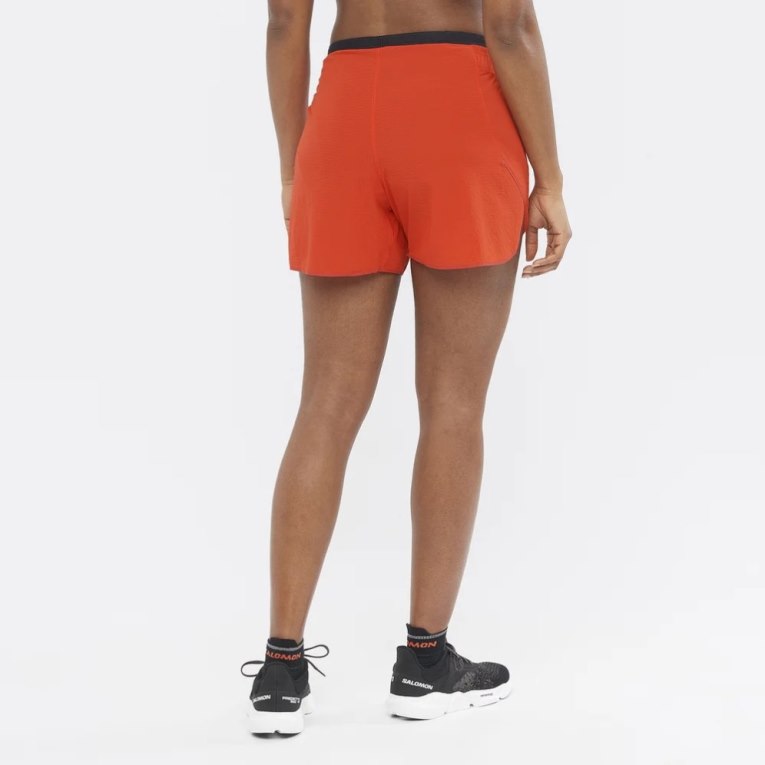 Red Salomon Sense Aero 5'' Women's Running Shorts | IE TU6045